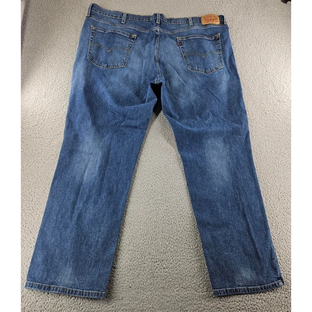 Levis 541 Athletic Taper Jeans Mens‎ Jeans 46x32 Blue Denim Stretch Classic